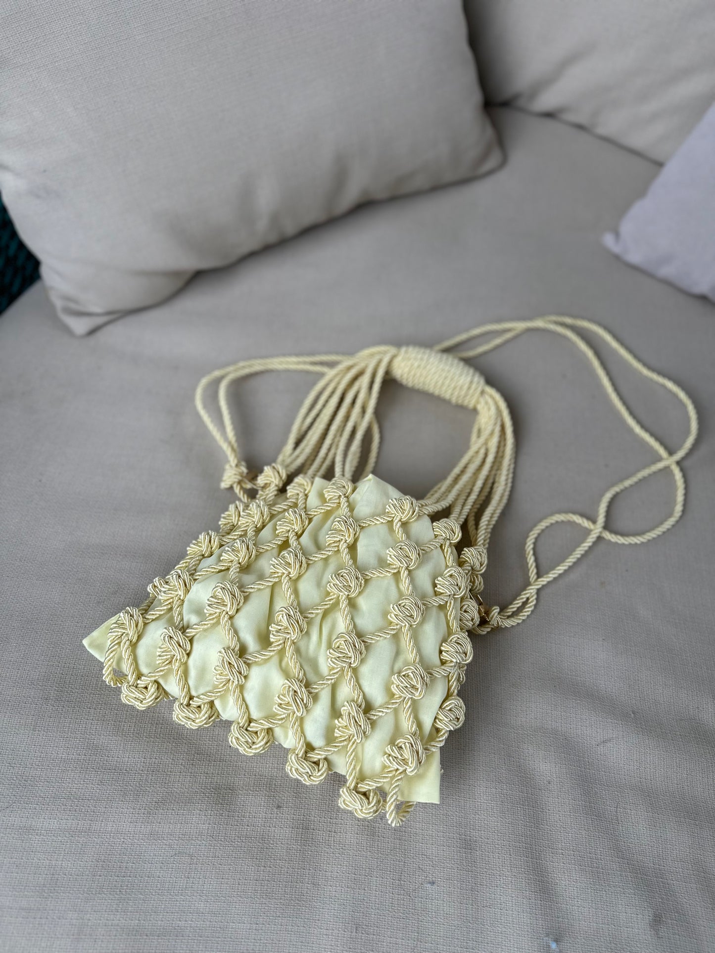 BOLSA EM MACRAMÊ TRANCOSO MAXI