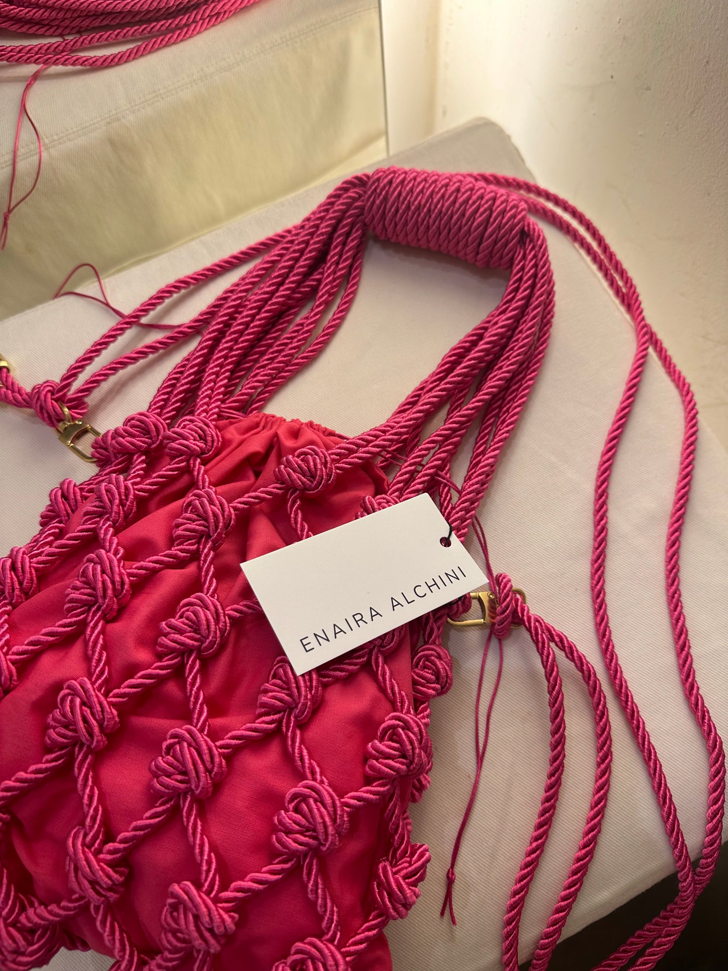 BOLSA EM MACRAMÊ TRANCOSO MAXI