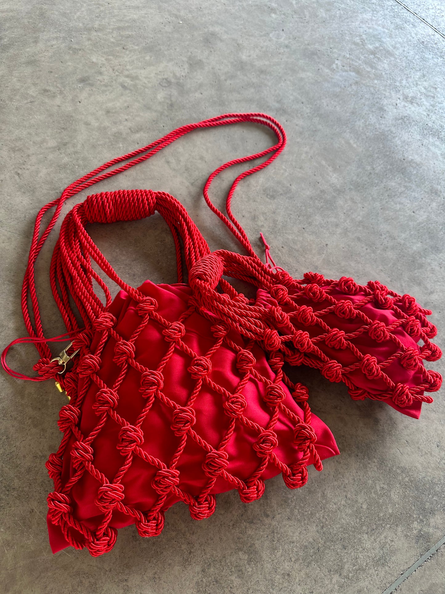 BOLSA EM MACRAMÊ TRANCOSO MAXI