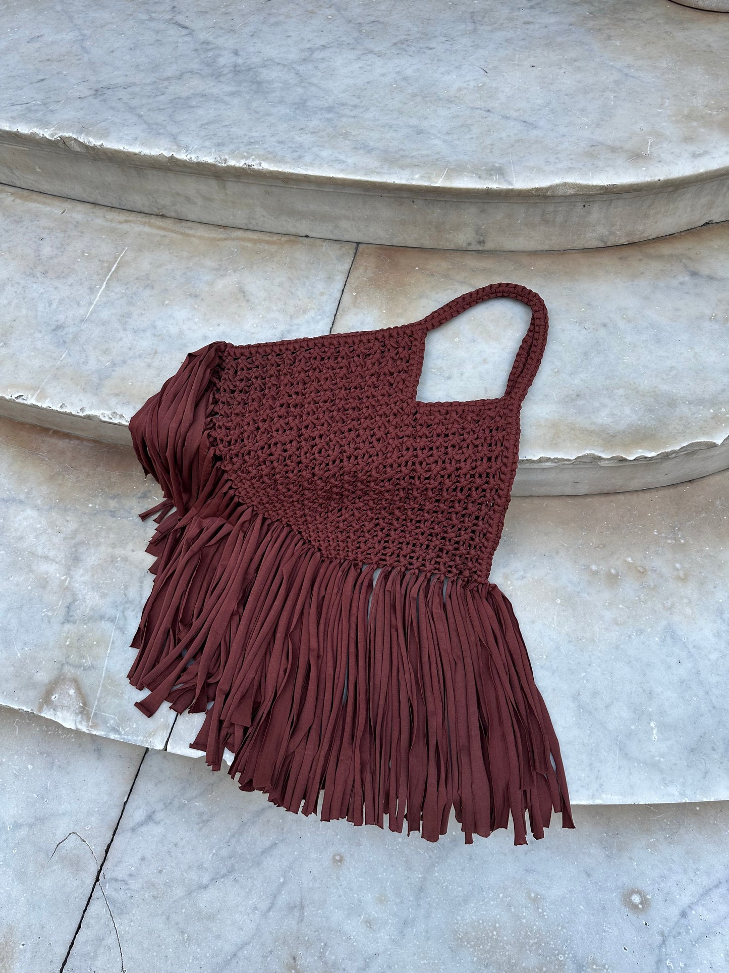 BOLSA EM MACRAMÊ PIPA