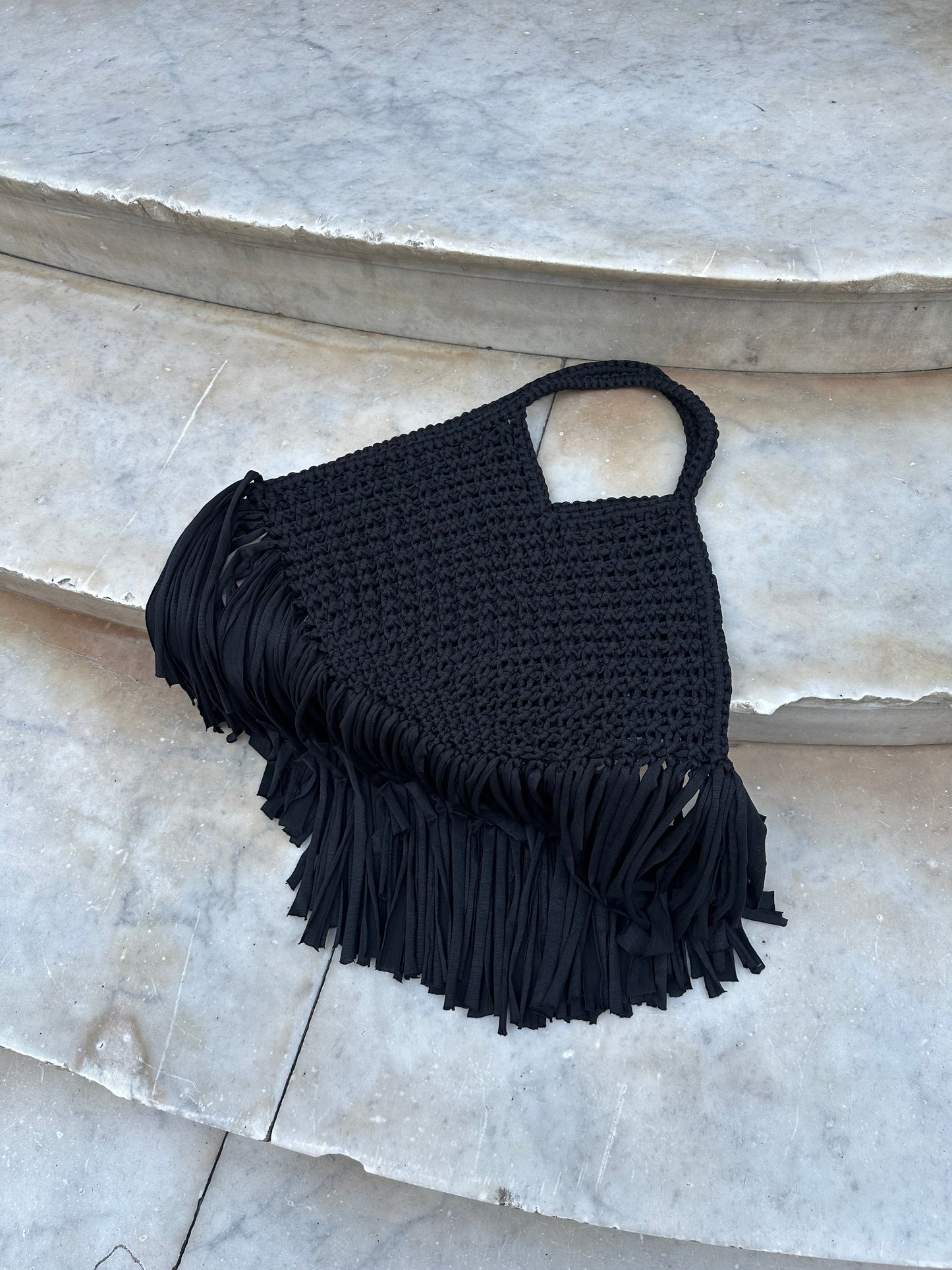 BOLSA EM MACRAMÊ PIPA