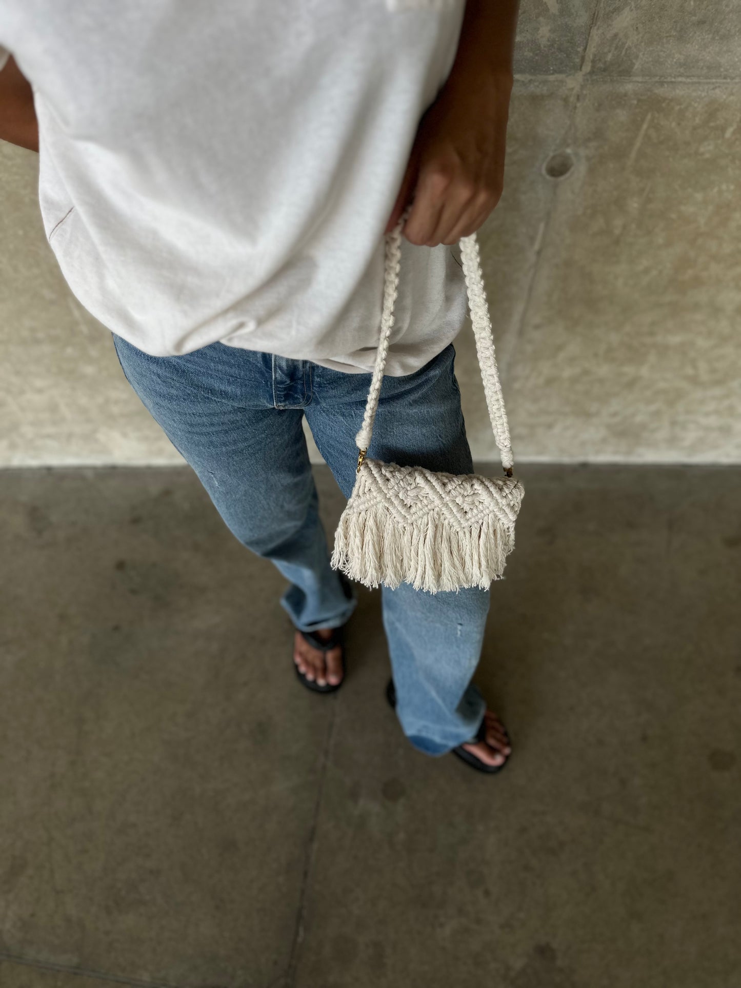 BOLSA EM MACRAMÊ NORONHA