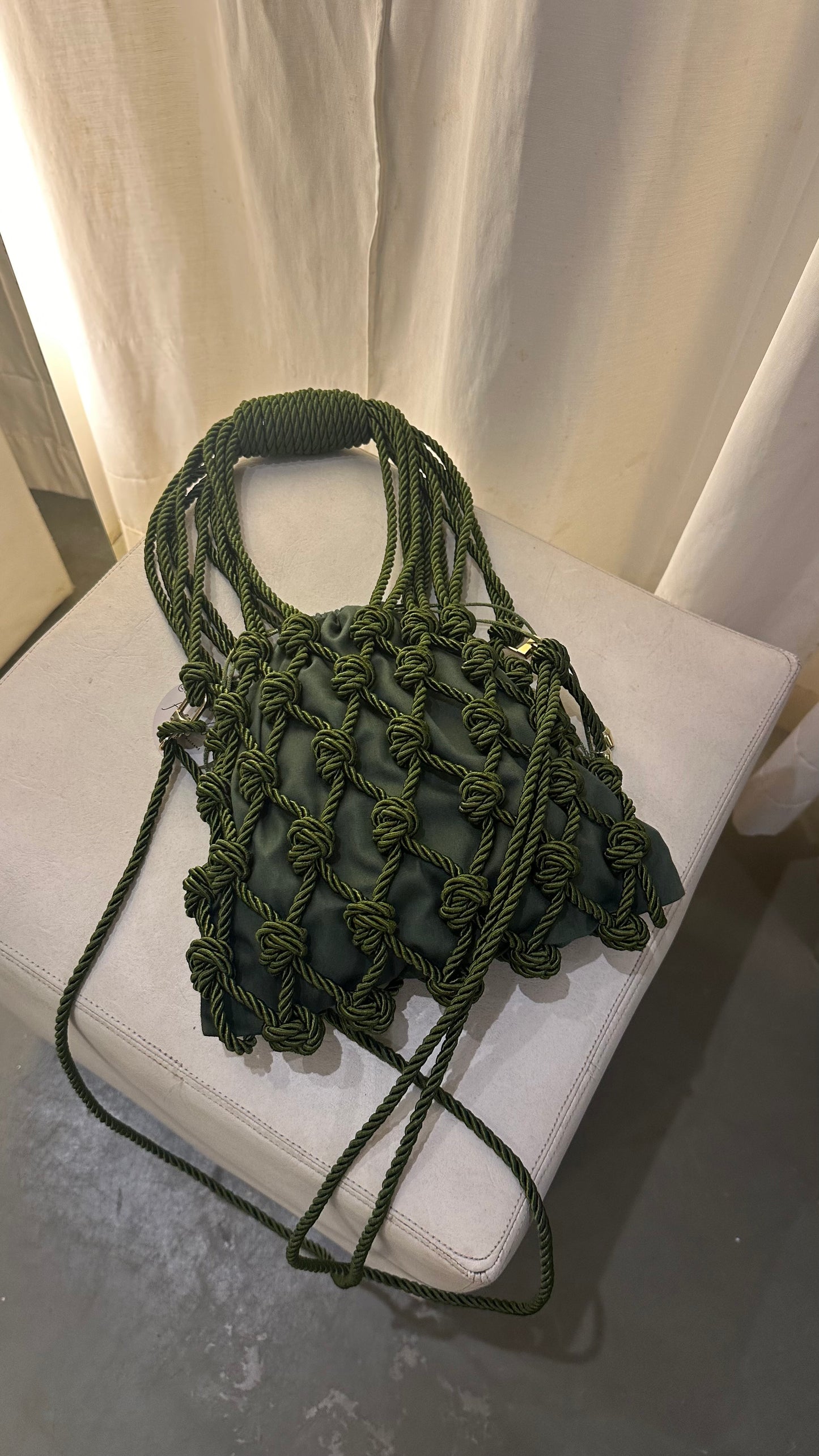 BOLSA EM MACRAMÊ TRANCOSO MAXI
