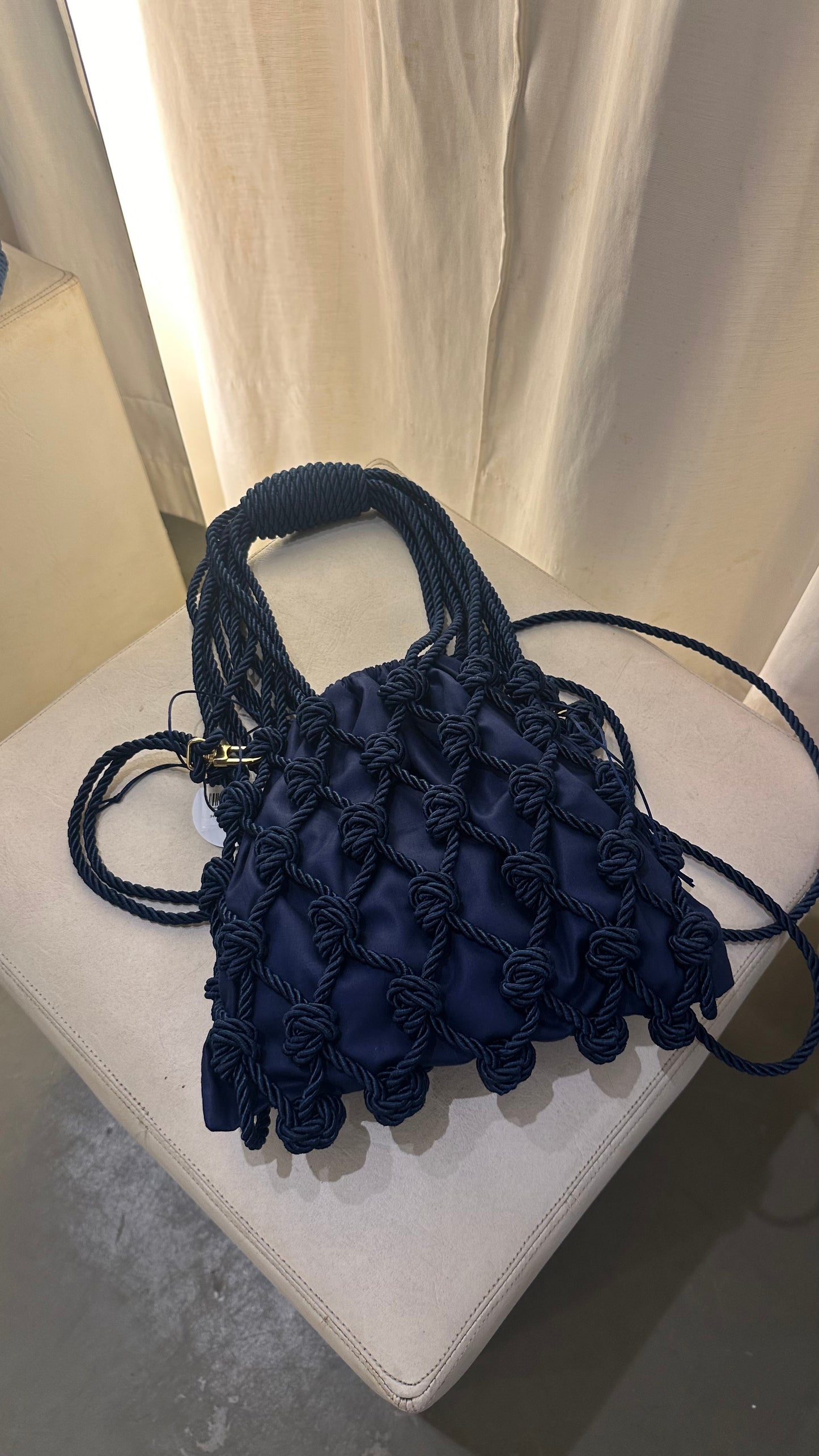 BOLSA EM MACRAMÊ TRANCOSO MAXI