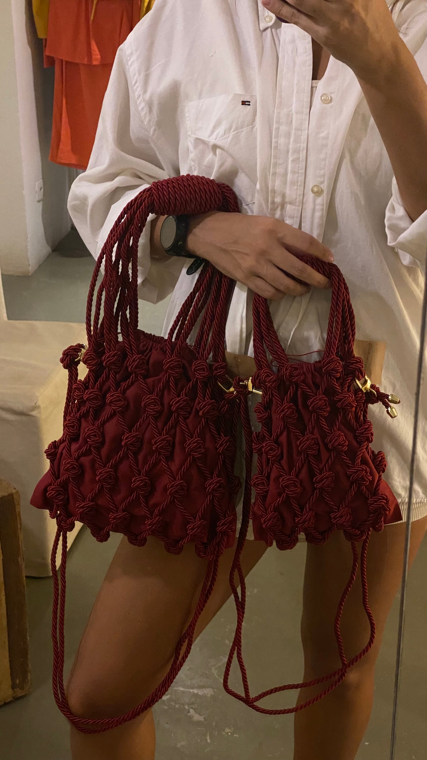 BOLSA EM MACRAMÊ TRANCOSO MAXI