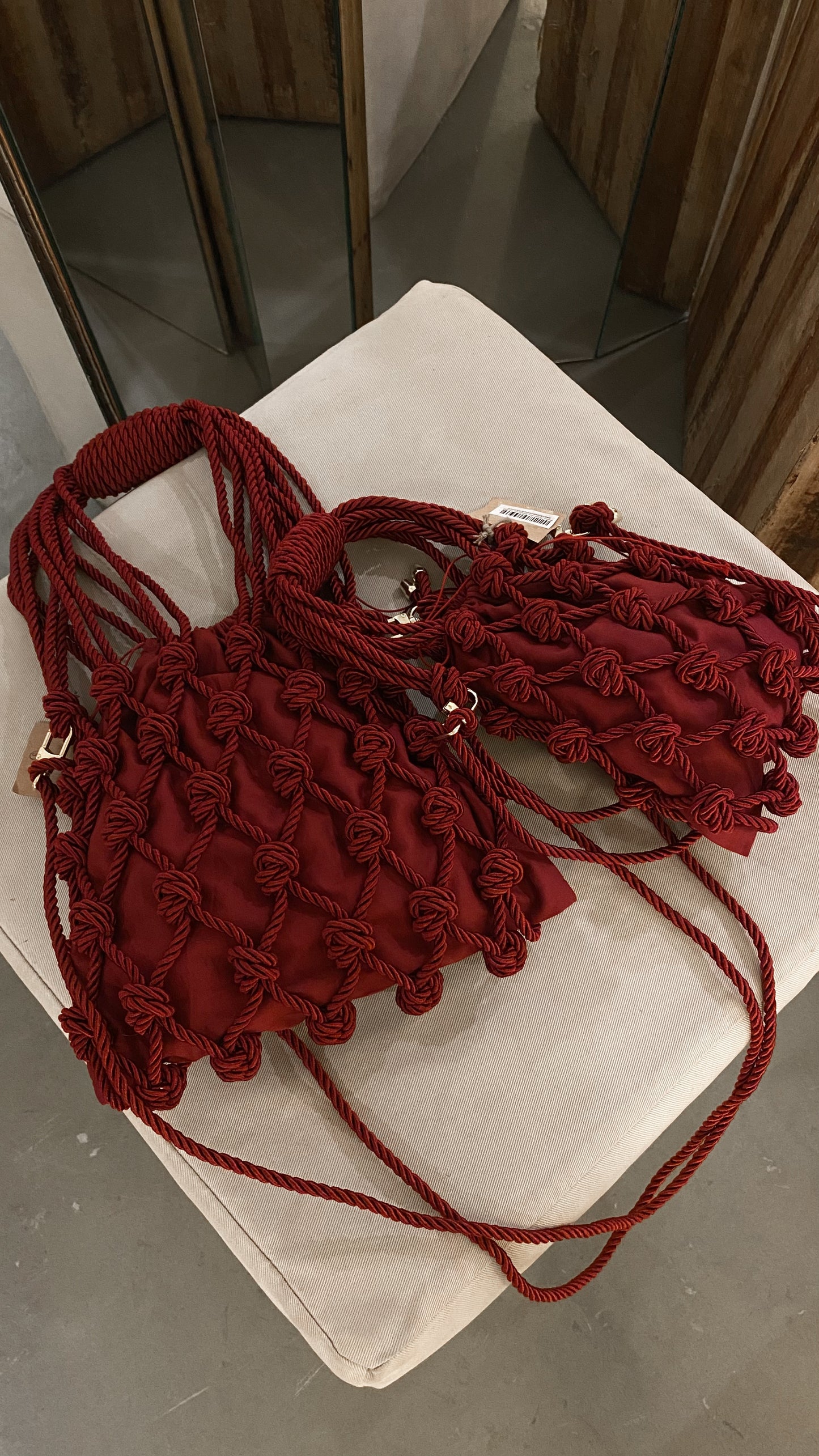 BOLSA EM MACRAMÊ TRANCOSO MAXI