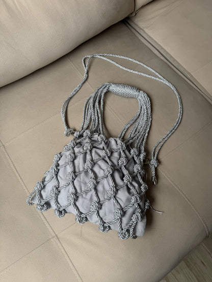 BOLSA EM MACRAMÊ TRANCOSO MAXI