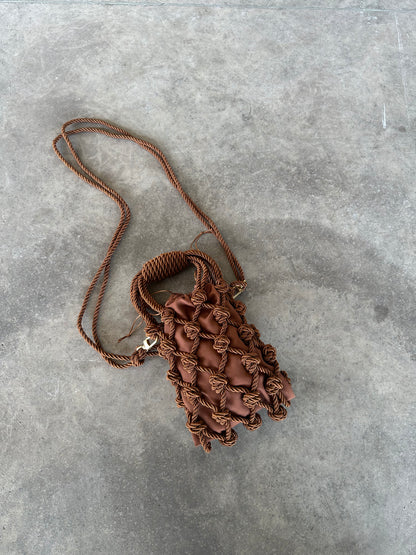 BOLSA EM MACRAMÊ TRANCOSO