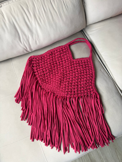 BOLSA EM MACRAMÊ PIPA