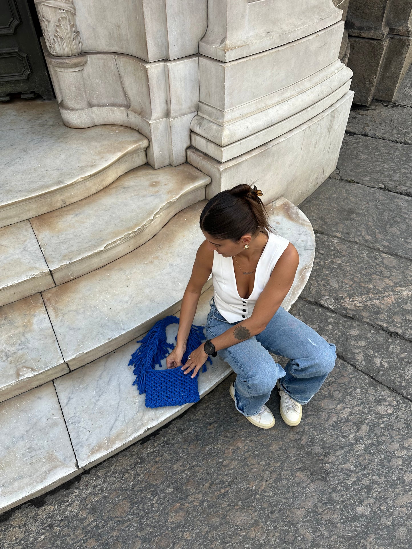 BOLSA IBIZA EM MACRAMÊ