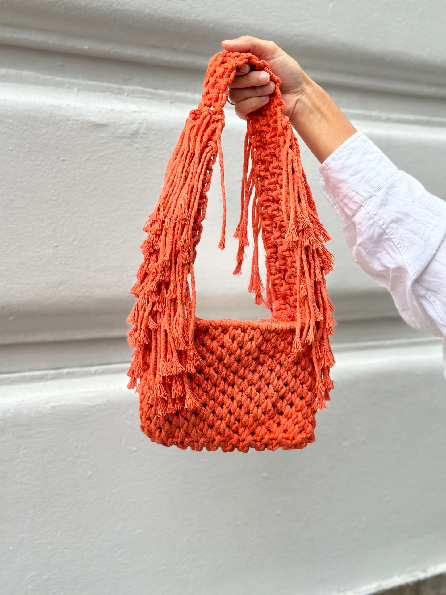 BOLSA IBIZA EM MACRAMÊ