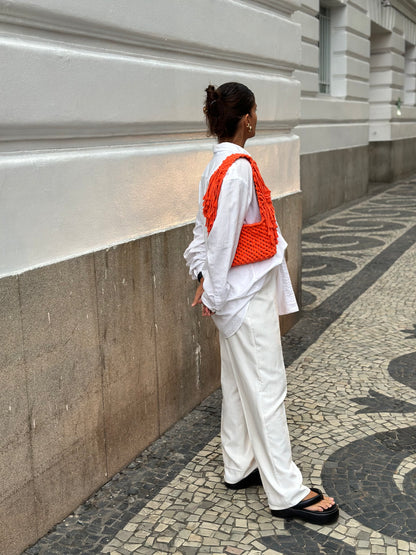 BOLSA IBIZA EM MACRAMÊ