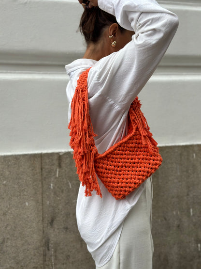 BOLSA IBIZA EM MACRAMÊ