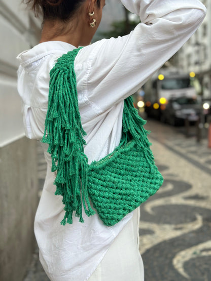 BOLSA IBIZA EM MACRAMÊ