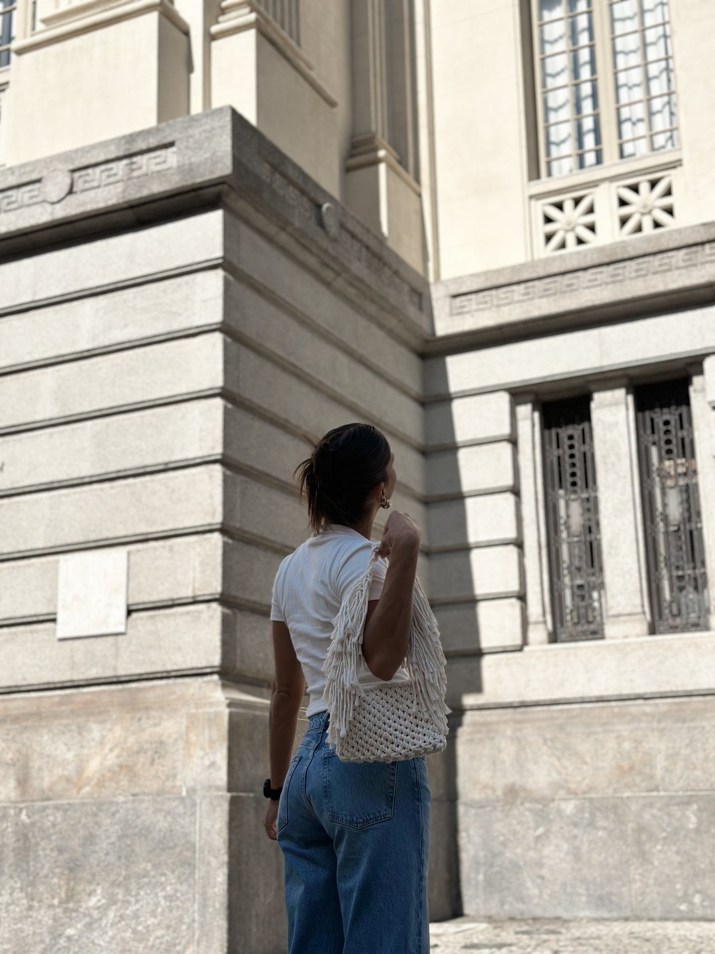 BOLSA IBIZA EM MACRAMÊ