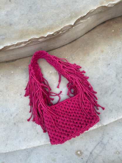 BOLSA IBIZA EM MACRAMÊ