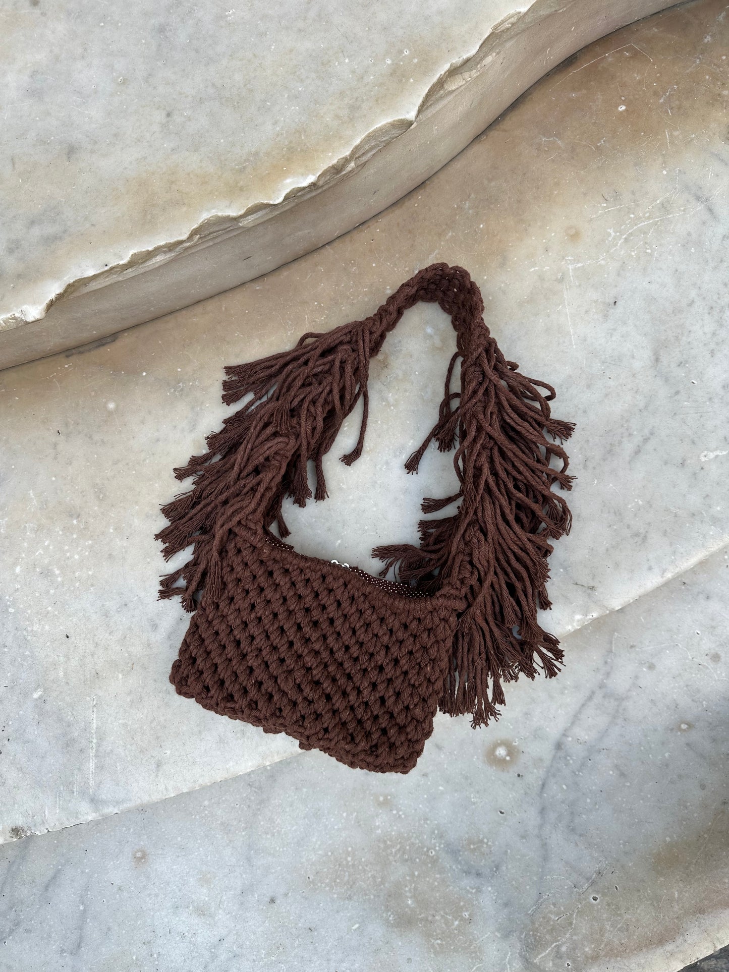 BOLSA IBIZA EM MACRAMÊ