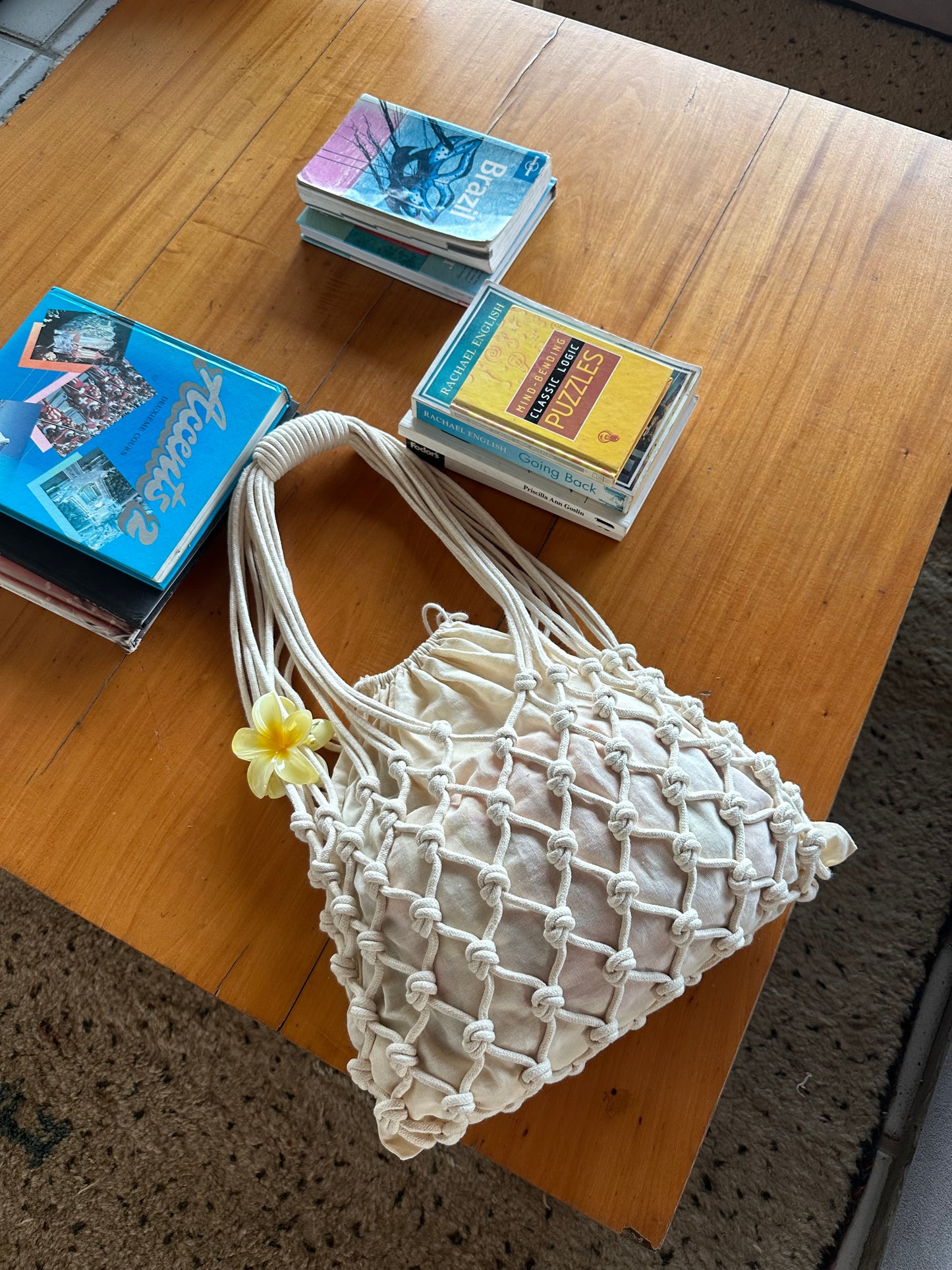 BOLSA EM MACRAMÊ CARAÍVA