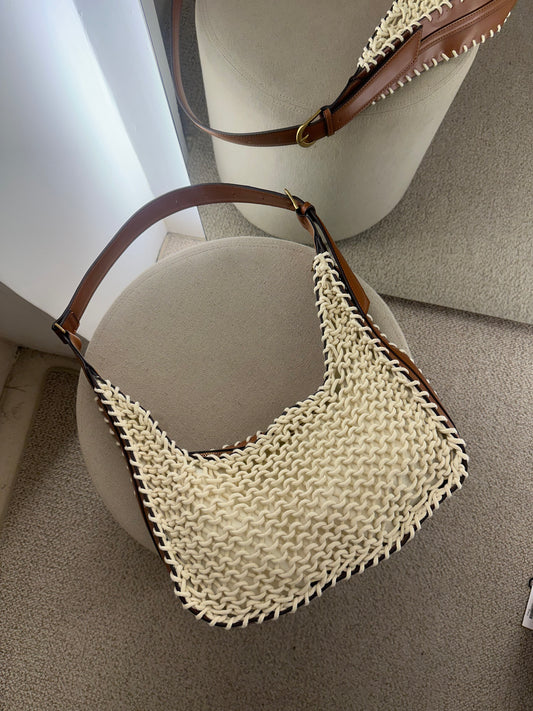 BOLSA EM MACRAMÊ WAVES