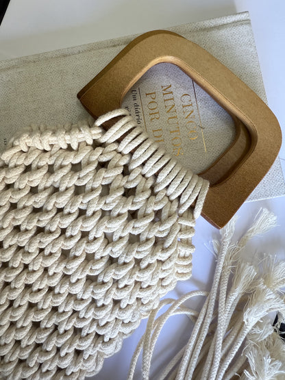 BOLSA EM MACRAMÊ RIO