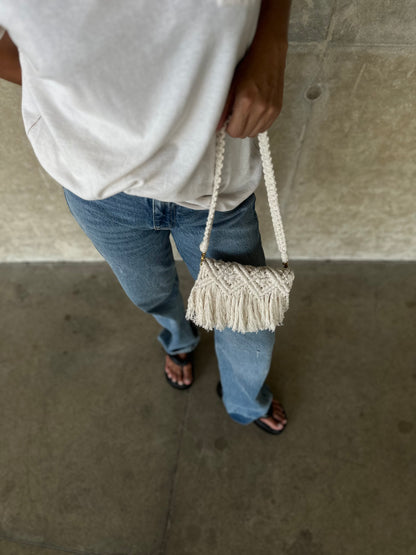 BOLSA EM MACRAMÊ NORONHA