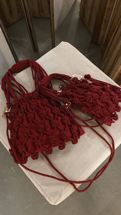 BOLSA EM MACRAMÊ TRANCOSO MAXI