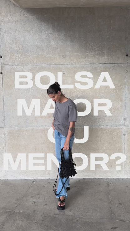 BOLSA EM MACRAMÊ TRANCOSO MAXI